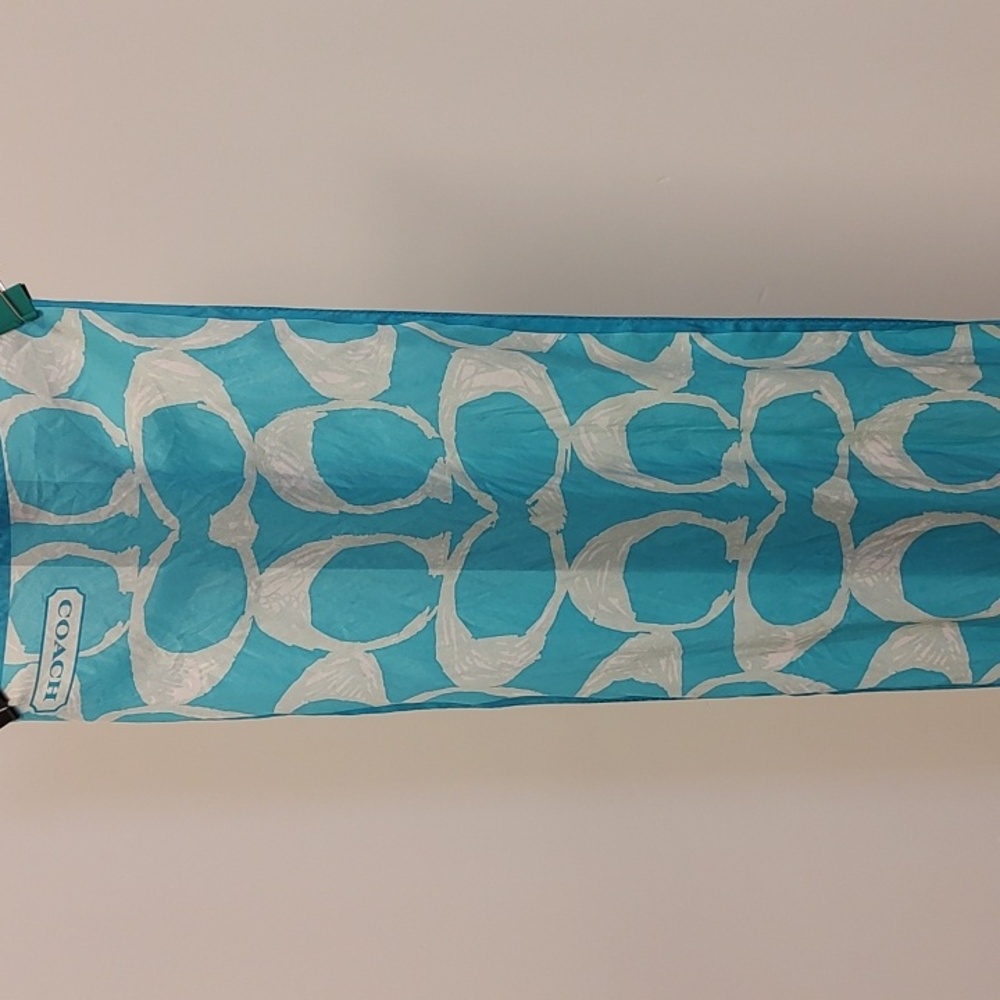 Coach 💯 Silk Scarf - Picture 4 of 7